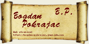Bogdan Pokrajac vizit kartica